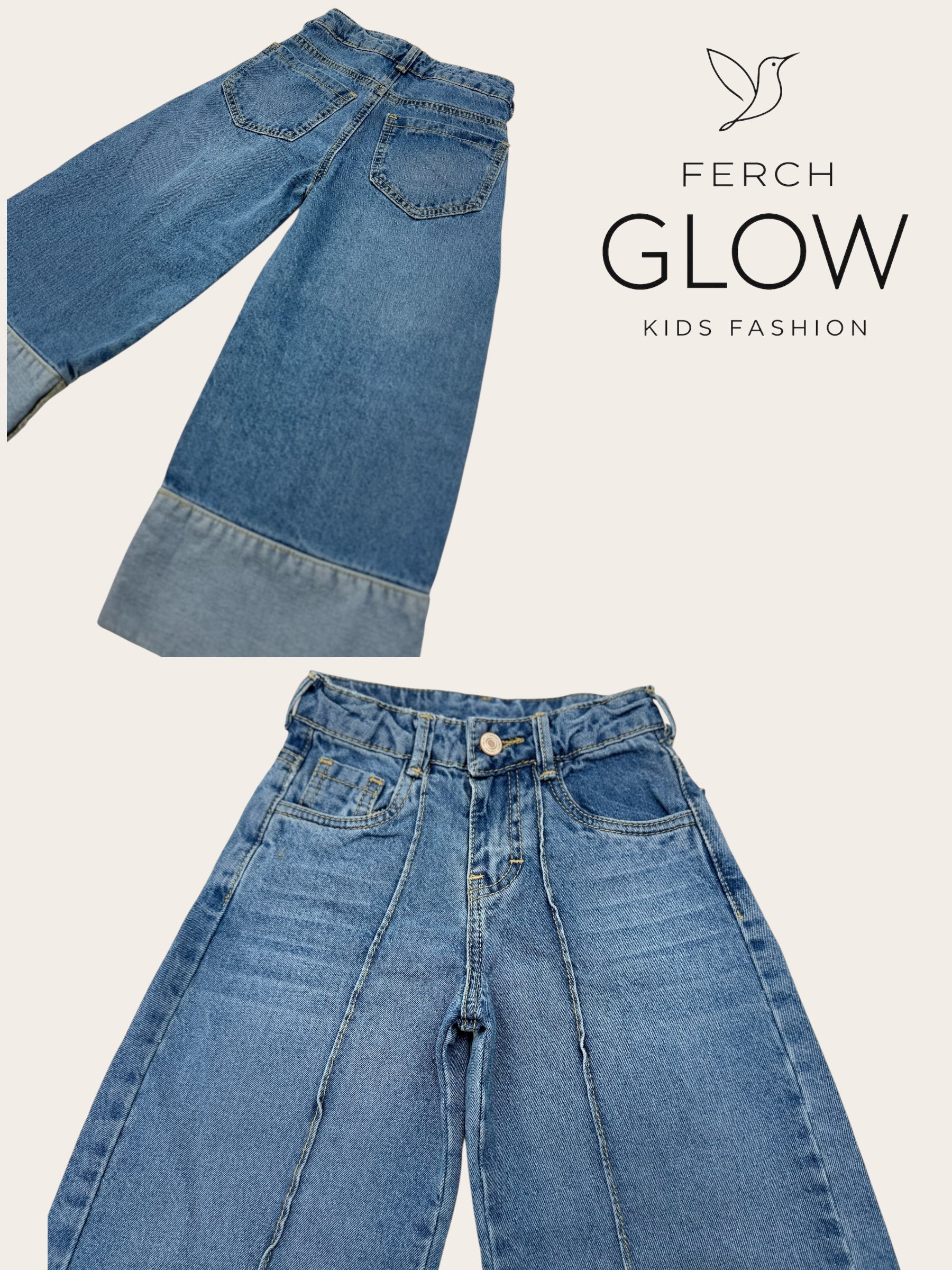 Jeans Carpinteros Con detalle de Pedreria