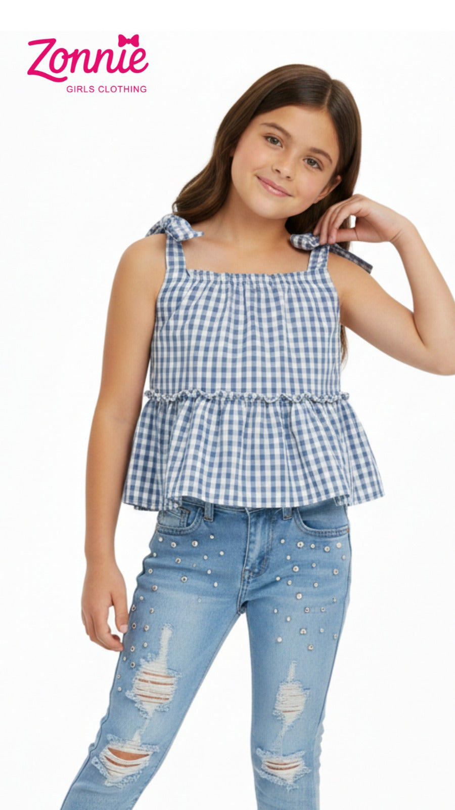 Estilo Picnic con Lazos Ajustables - Zonnie Girls