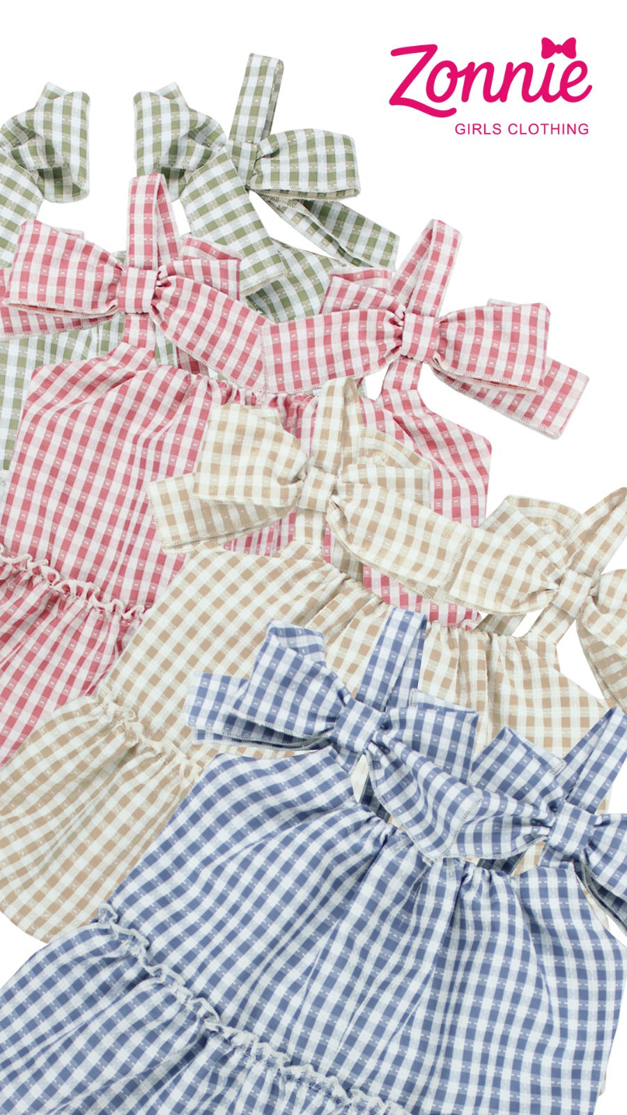 Estilo Picnic con Lazos Ajustables - Zonnie Girls