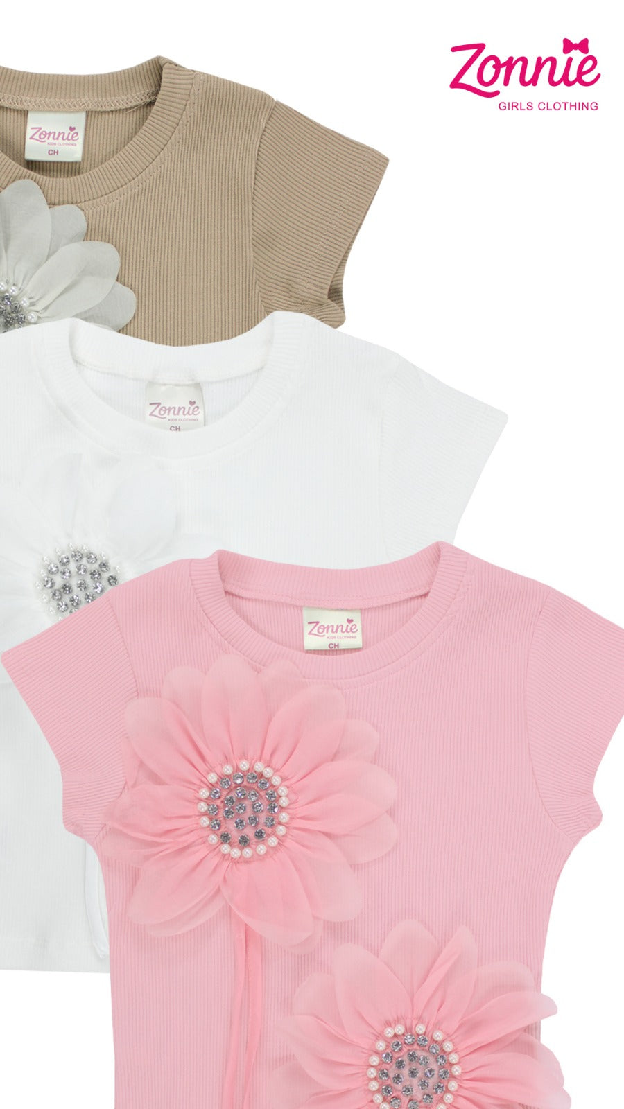 Blusa Rib con Maxi Flor 3D - El must-have de temporada ✨