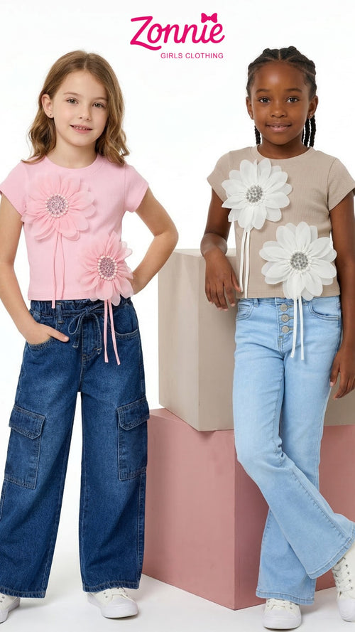 Blusa Rib con Maxi Flor 3D - El must-have de temporada ✨