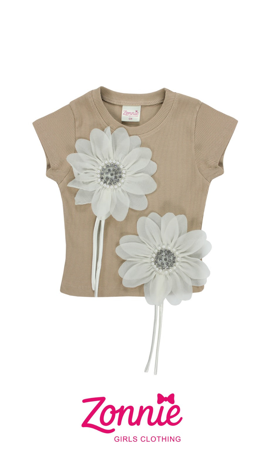 Blusa Rib con Maxi Flor 3D - El must-have de temporada ✨