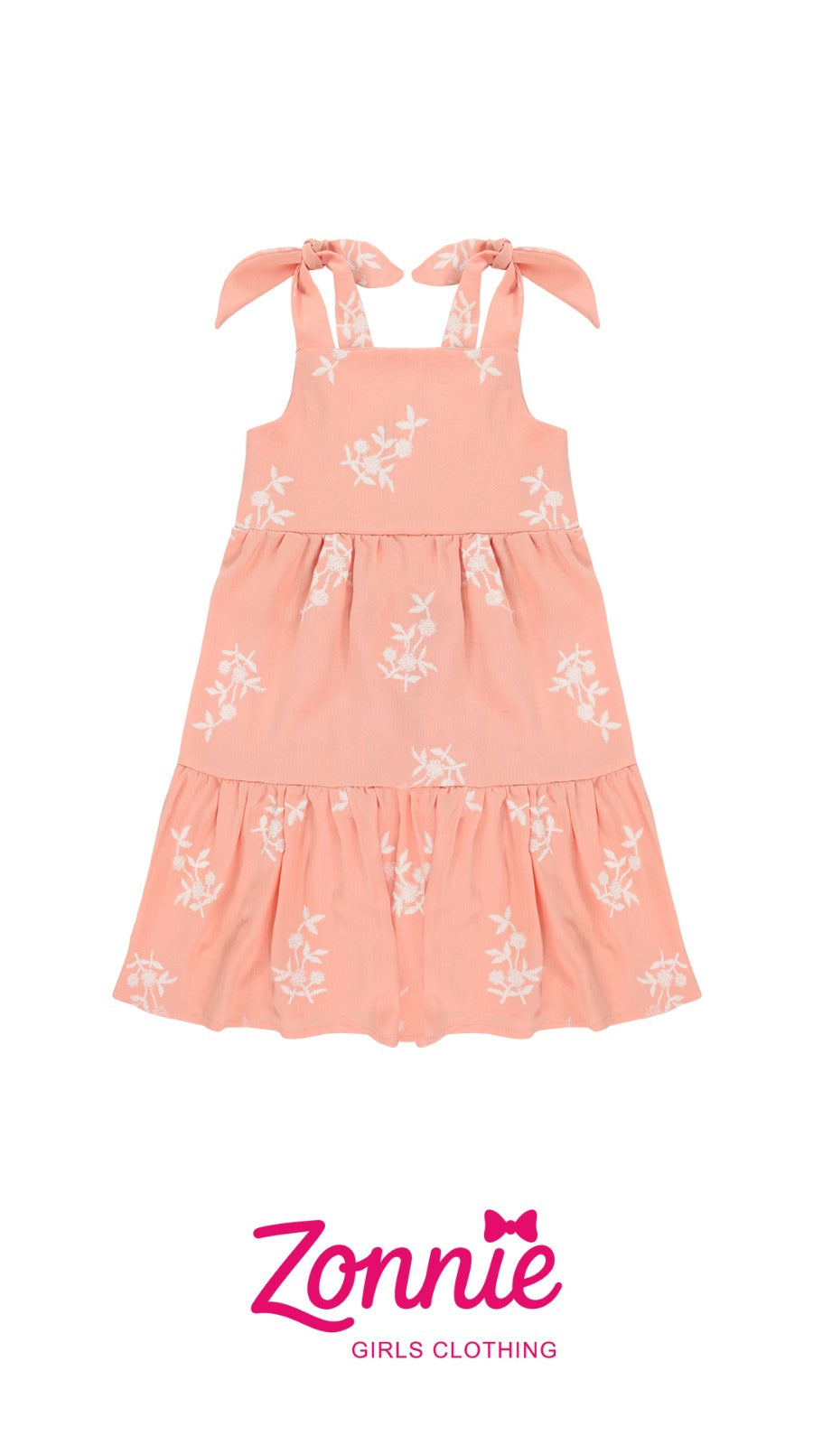 Nuestro Vestido Bordado de Lino de Zonnie combina la frescura del lino con detalles encantadores que las harán brillar. 💖