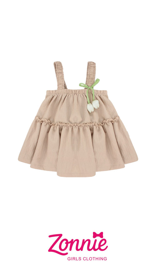 Blusa Babydoll Tulipanes para Niña 🌷 | Estilo Coquette Zonnie