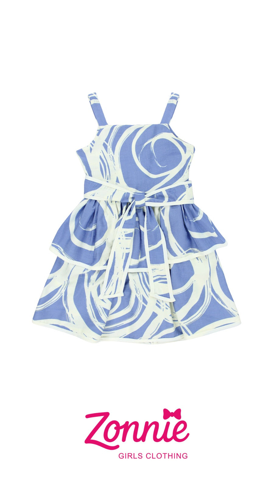 Summer Vibes: Vestido de Capas Zonnie para Niñas 👗