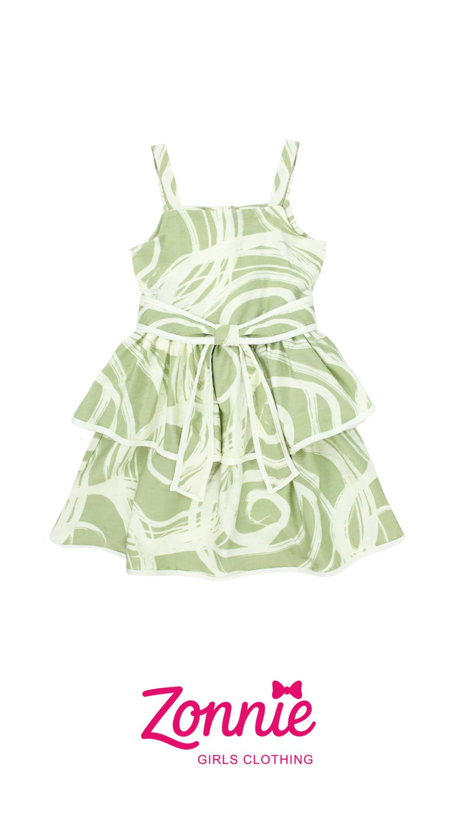 Summer Vibes: Vestido de Capas Zonnie para Niñas 👗