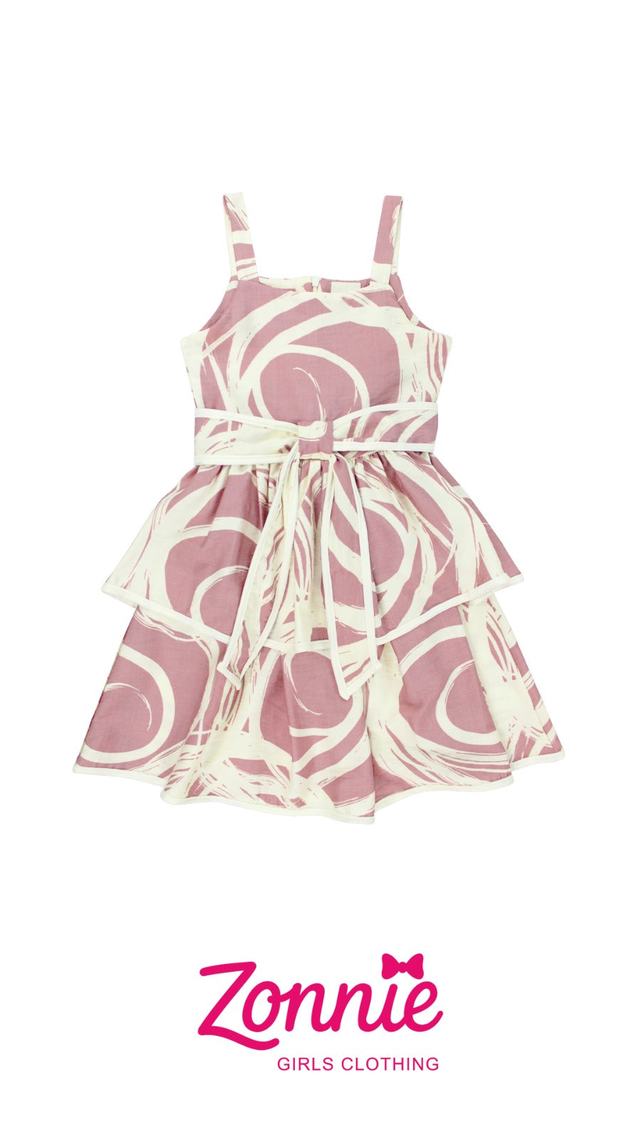 Summer Vibes: Vestido de Capas Zonnie para Niñas 👗