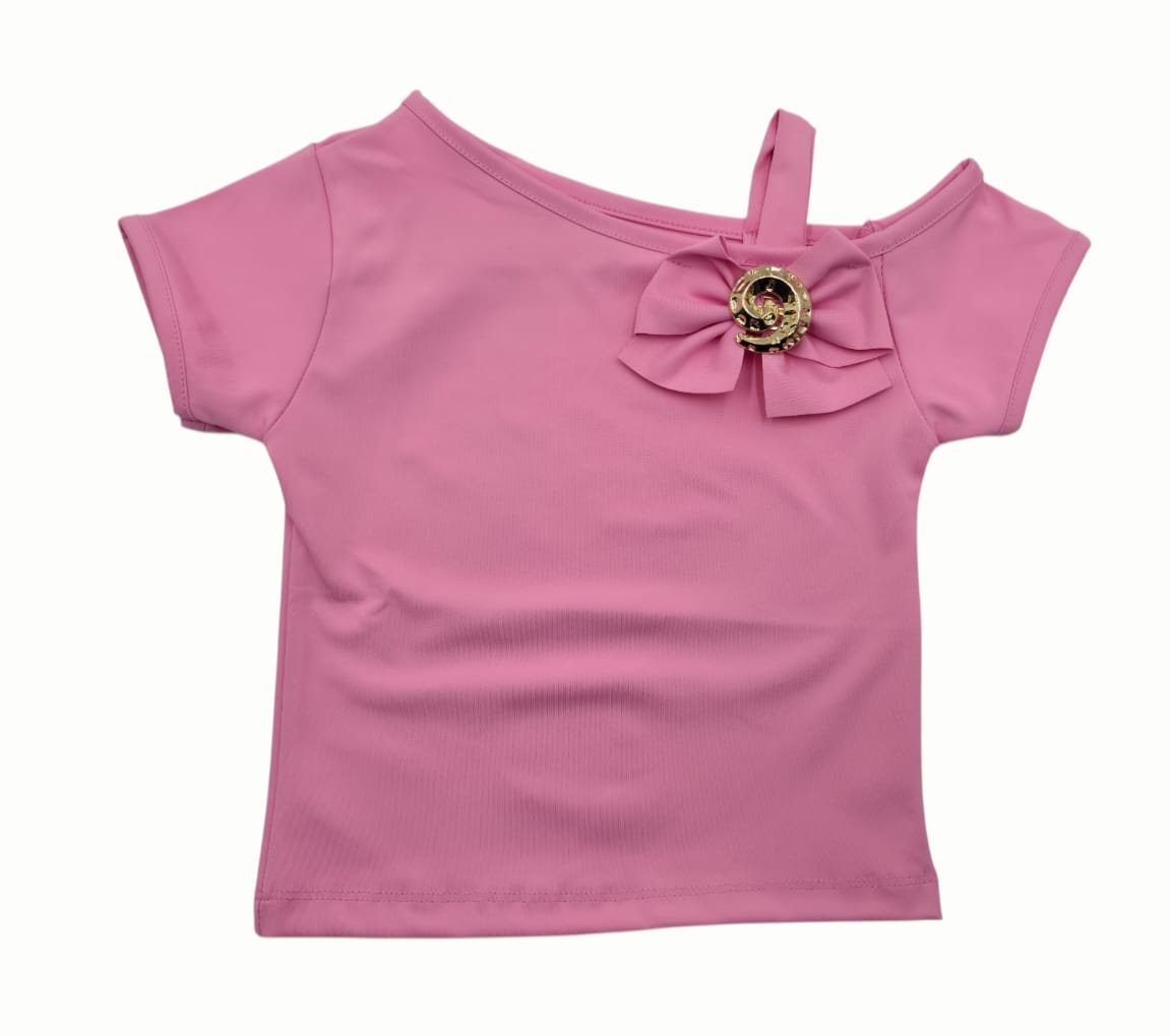 Blusa de Niña con Detalle de Estrella de Mar y Moño – Colección Verano 2026