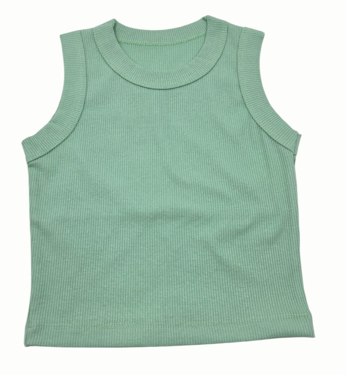 Top de Canalé (Rib) para Niña – Básico Premium Colección Verano 2026