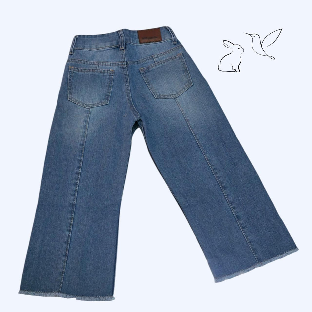 Jeans Pata de Elefante para Niña - Estilo Casual y Divertido 💖