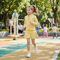 Conjunto Deportivo Niña Active-Flex: Chaqueta y Falda-Short