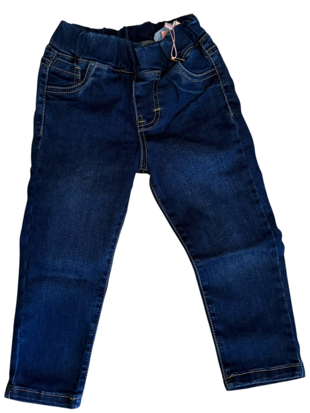 ✨ Pantalón de Mezclilla Infantil para Niña | Cintura Elástica | Cómodo y Moderno