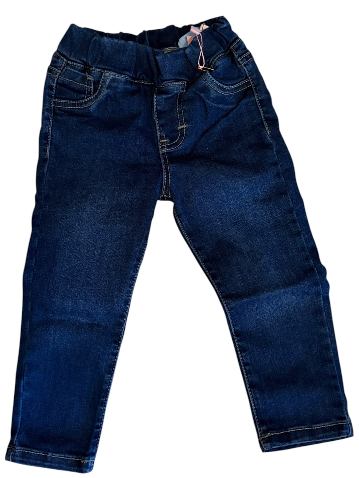 ✨ Pantalón de Mezclilla Infantil para Niña | Cintura Elástica | Cómodo y Moderno