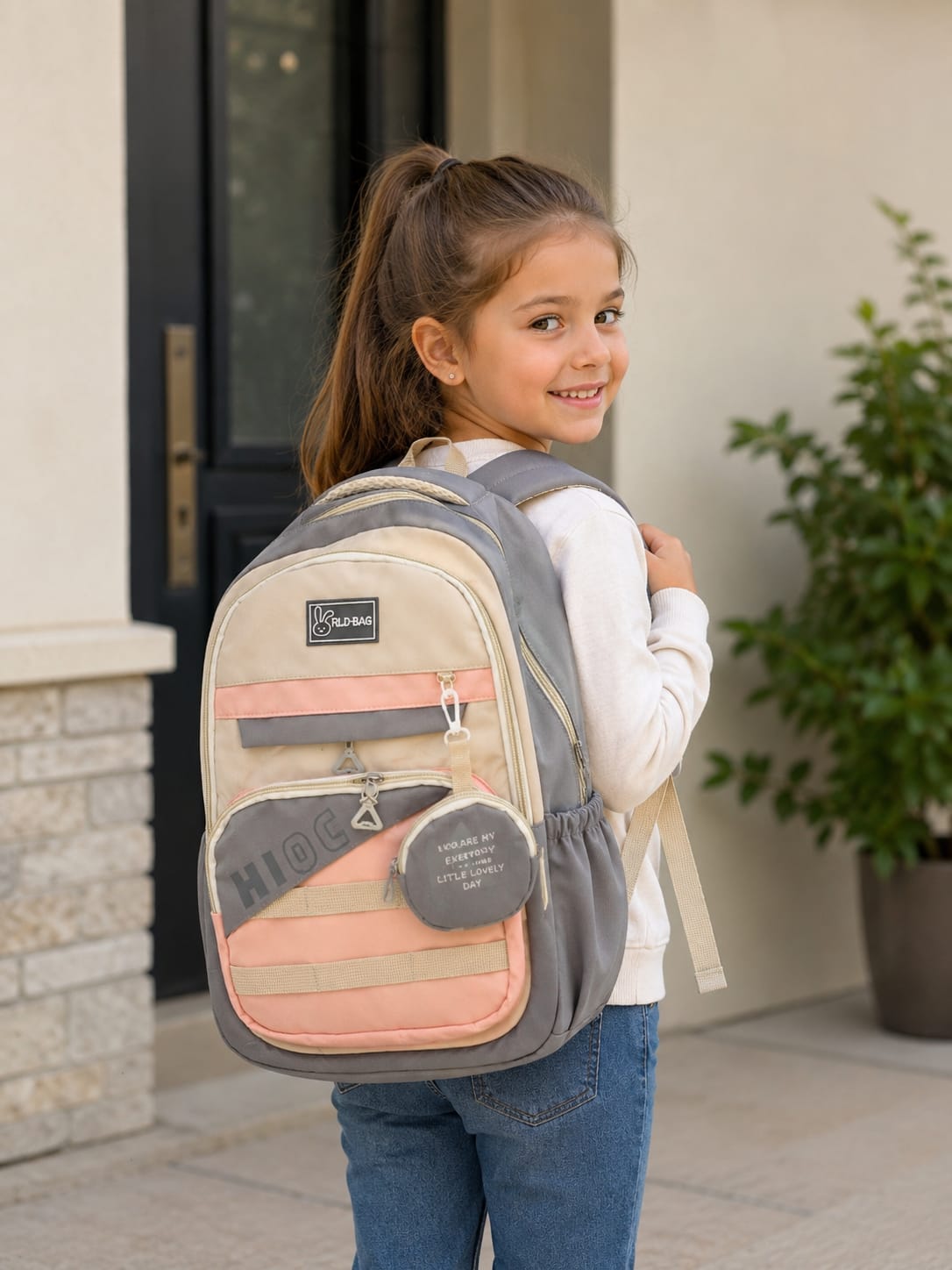 Mochila Escolar Juvenil Coreana Estilo Aesthetic + Monedero Regalo 🎒✨