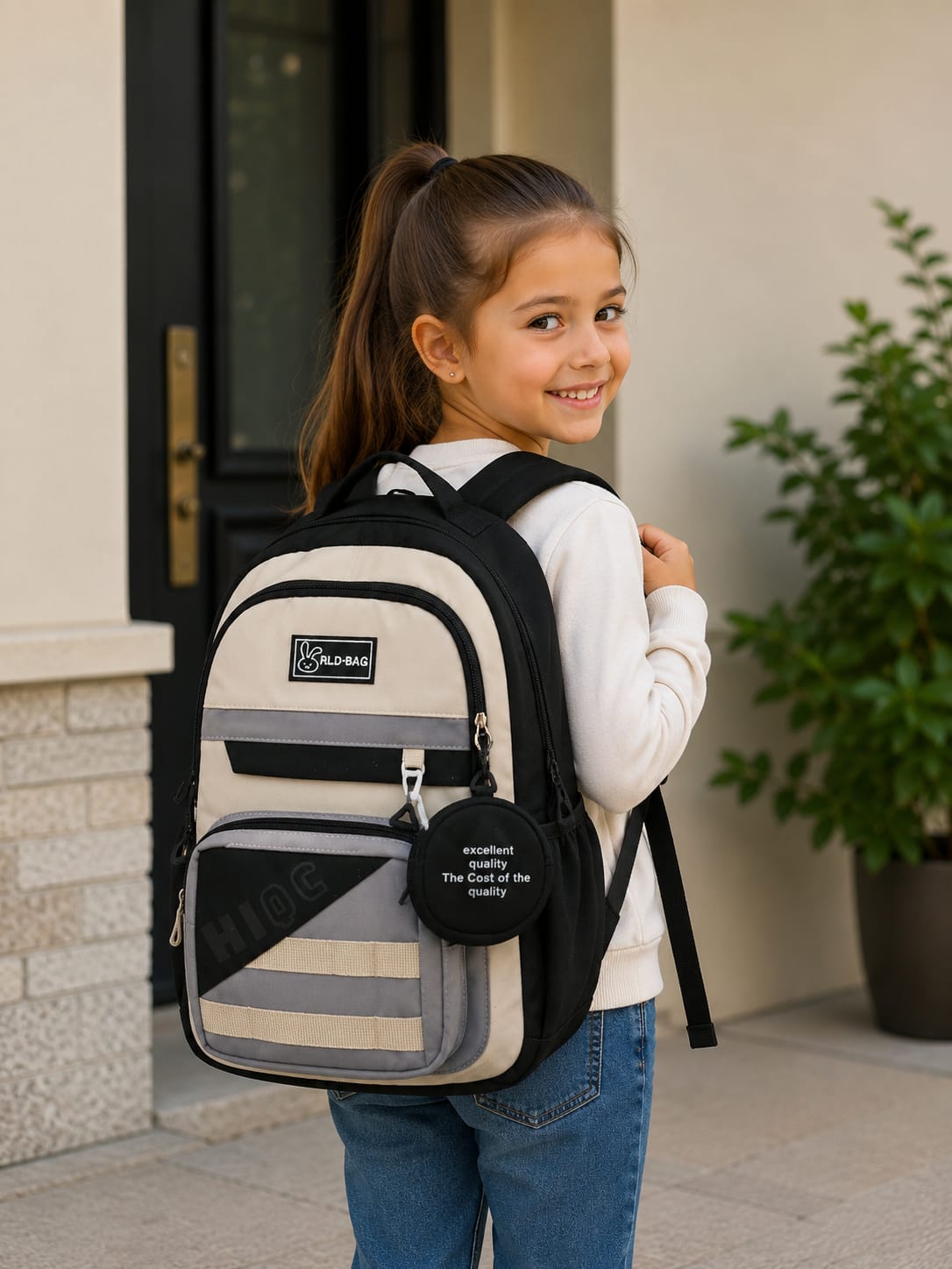 Mochila Escolar Juvenil Coreana Estilo Aesthetic + Monedero Regalo 🎒✨