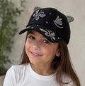 Gorra Aesthetic Con Orejas De Gatito Y Rhinestones