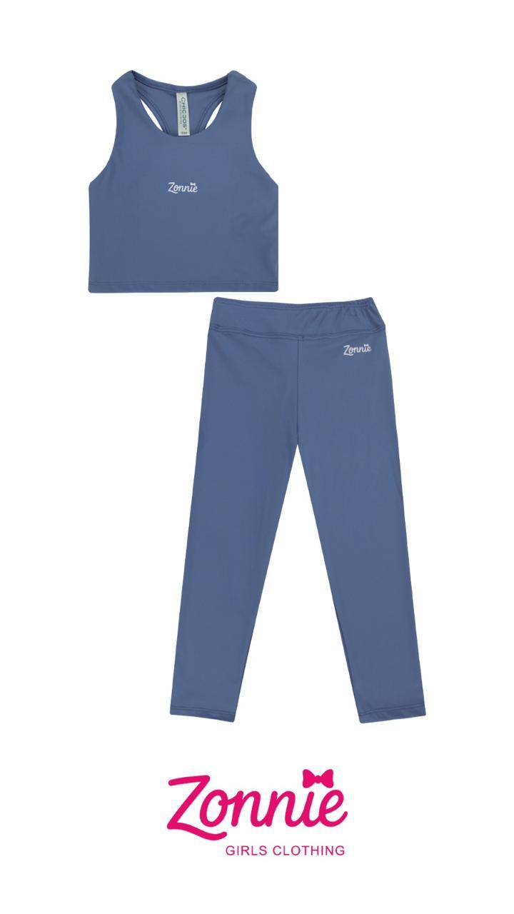Set Activewear Niñas Zonnie | Licra Premium Para Deporte y Escuela 🏃‍♀️✨