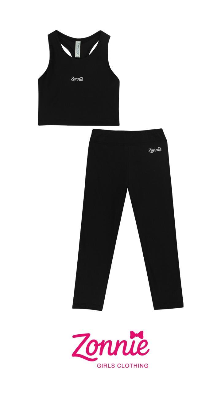 Set Activewear Niñas Zonnie | Licra Premium Para Deporte y Escuela 🏃‍♀️✨