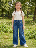 Pantalon cargo con boton