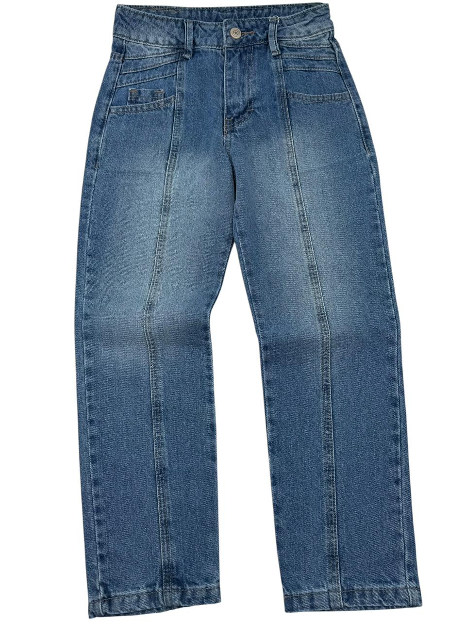 Pantalón mom con costura en medio