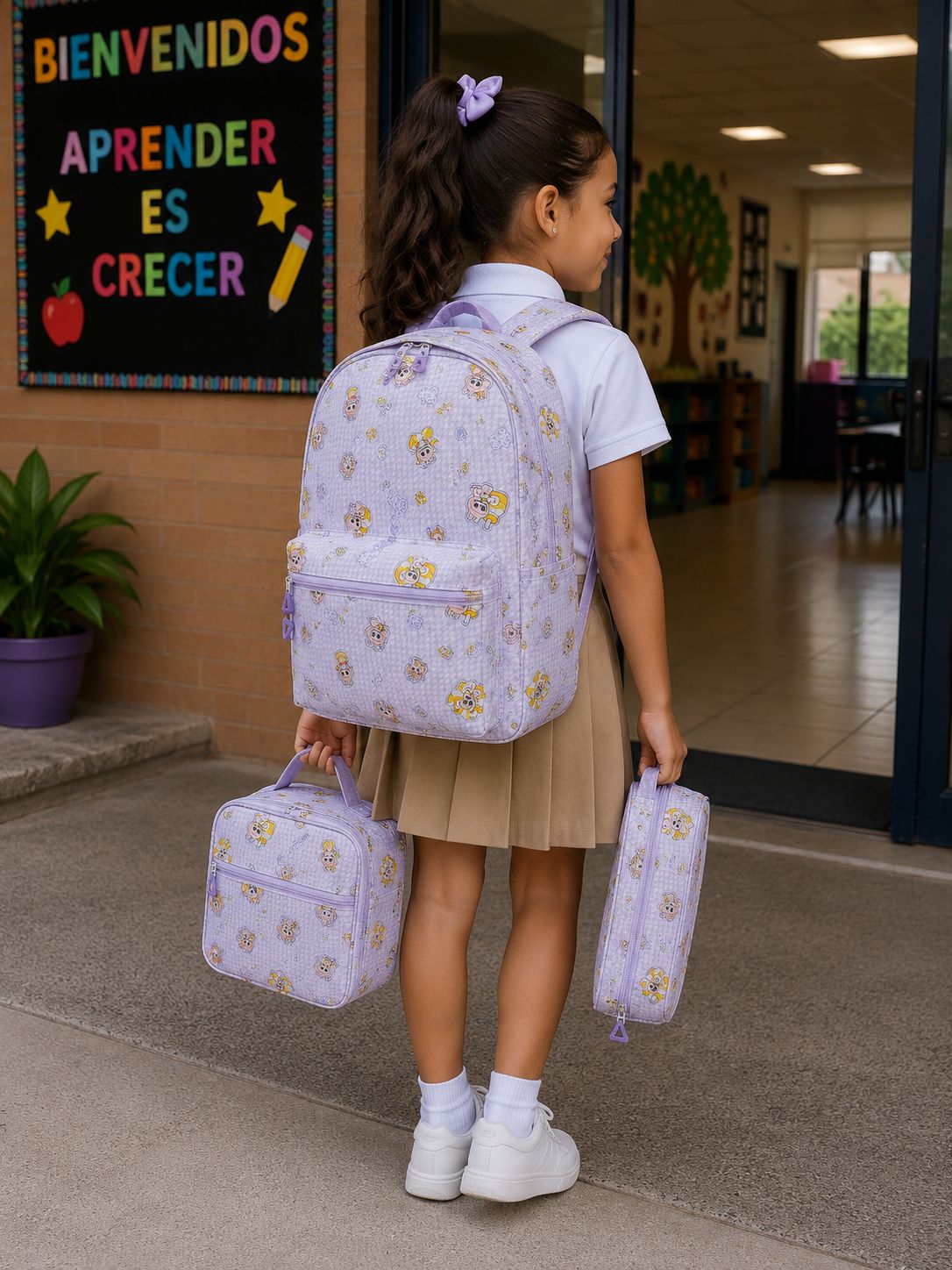 Mochila, Cartuchera y Lonchera