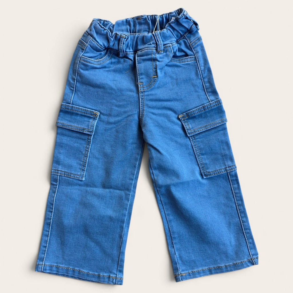 Pantalón Cargo de Mezclilla para bebe