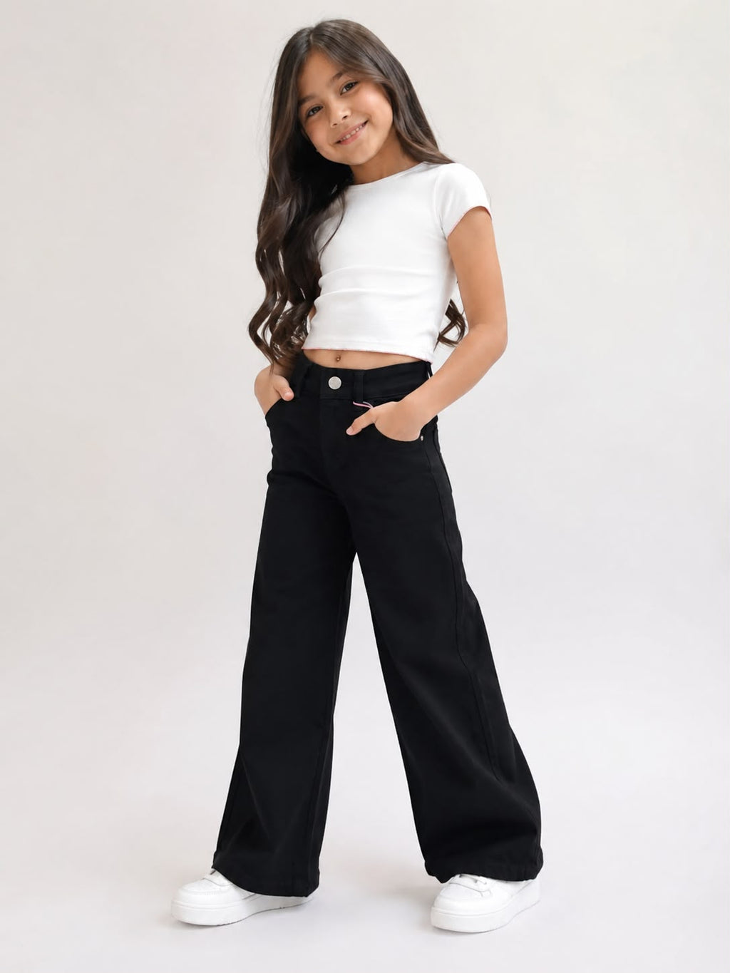 ✨ Jeans Wide Leg para Niña ¡Súper Virales! Blackies