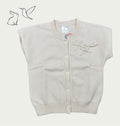 Tejido para Niña con Botones y Bordado Elegante | Cardigan Infantil Suave