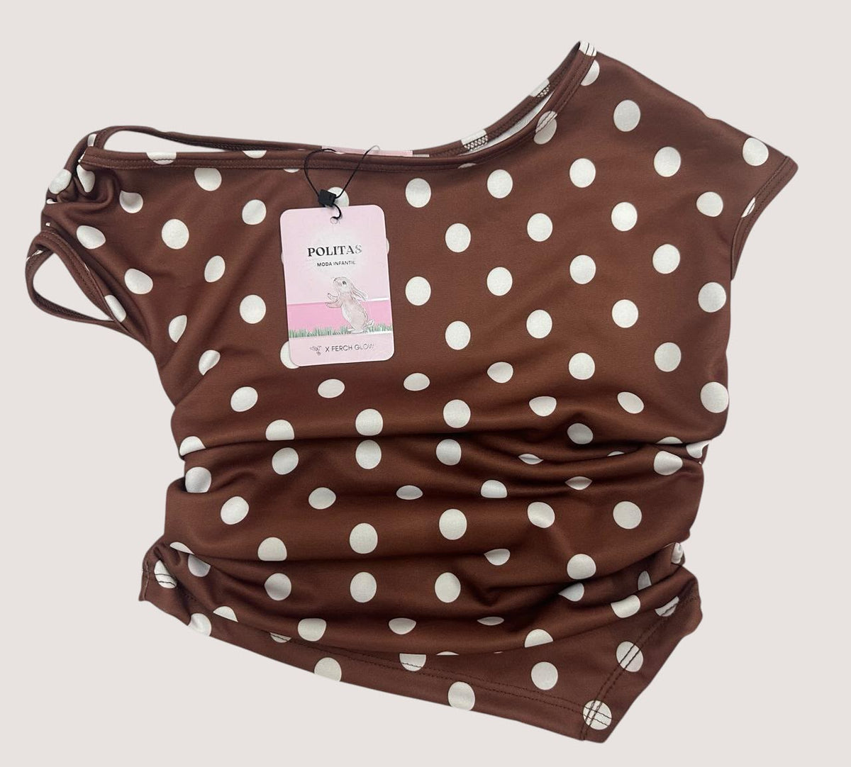 🌸 Blusa Infantil de Lunares | Manga Corta | Suave y Cómoda | Tallas para Niña