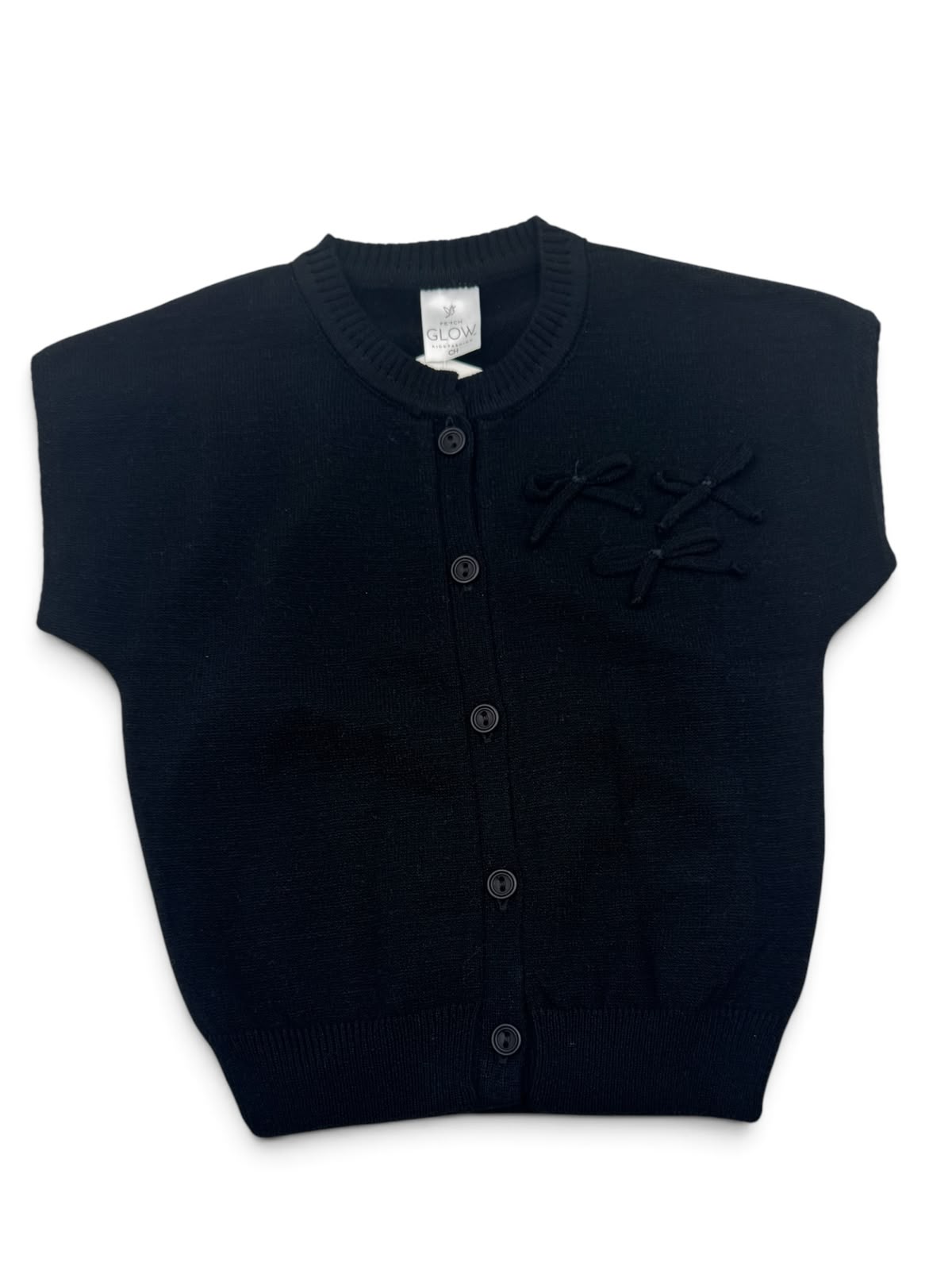 Tejido para Niña con Botones y Bordado Elegante | Cardigan Infantil Suave