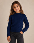 Suéter Tejido para Niña Cuello Alto | Manga Larga | Varios Colores