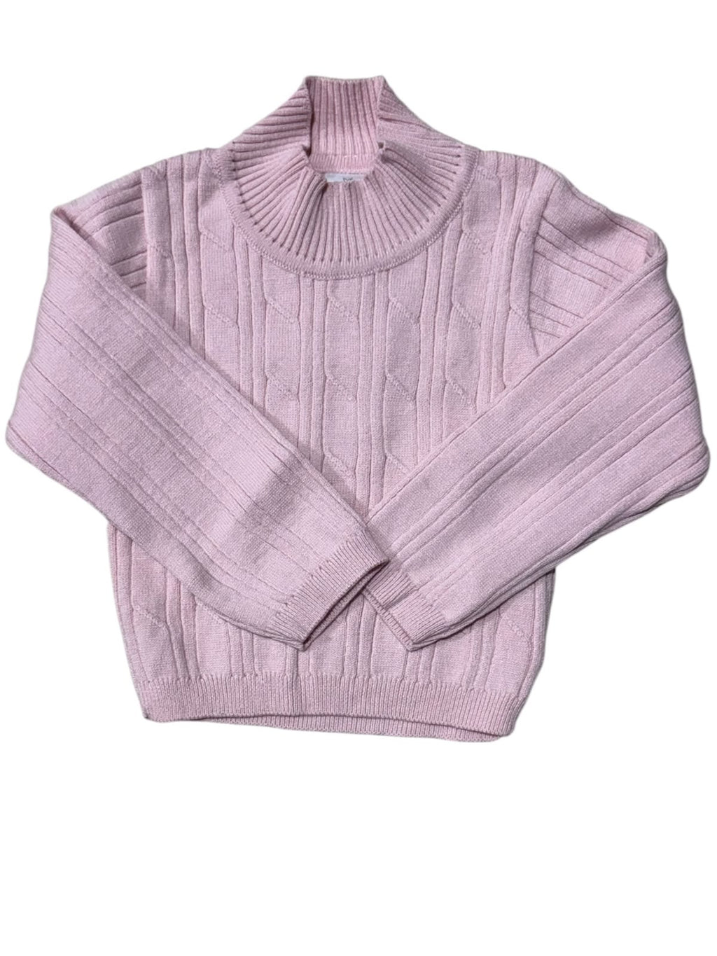 Suéter Tejido para Niña Cuello Alto | Manga Larga | Varios Colores