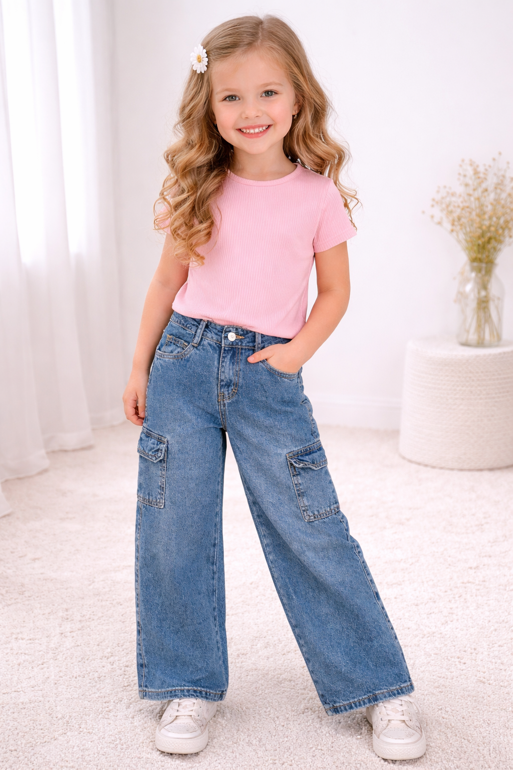 Pantalon cargo basico